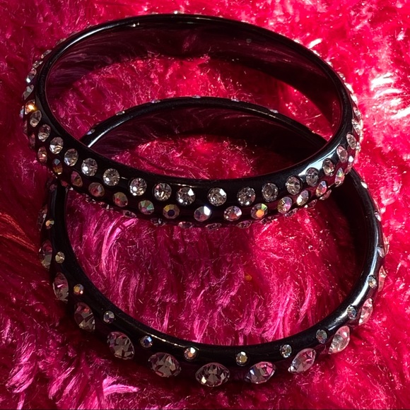 Bebe Shiny Black Bracelets - Picture 12 of 16